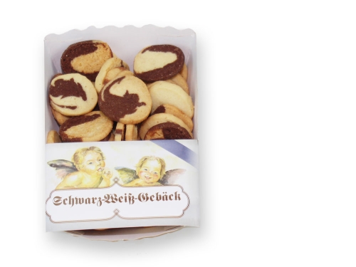 200g Schwarz-Weiß-Gebäck